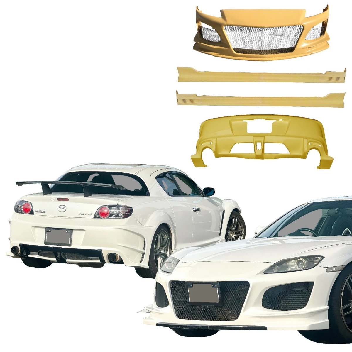FRP RAME Body Kit 4pc > Mazda RX-8 (SE3P) 2009-2011 - 110242