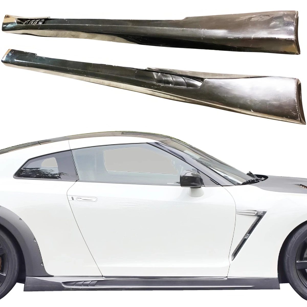 FRP WAL BISO Side Skirts > Nissan GT-R GTR (R35) 2009-2015 - 110263