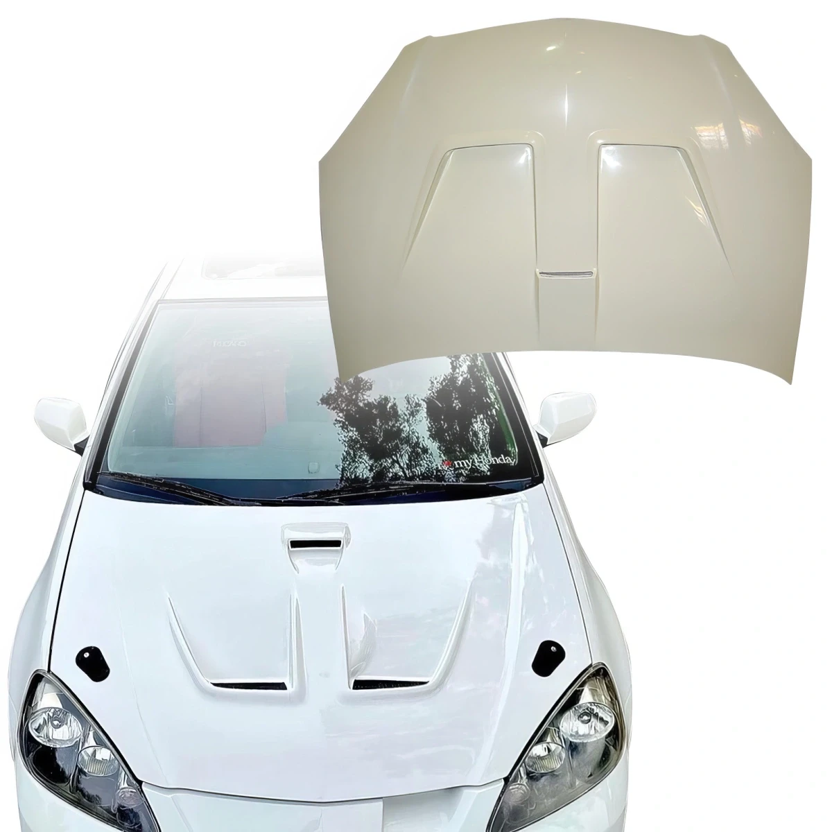 FRP MUGE Hood > Acura RSX (DC5) 2005-2006 - 110269