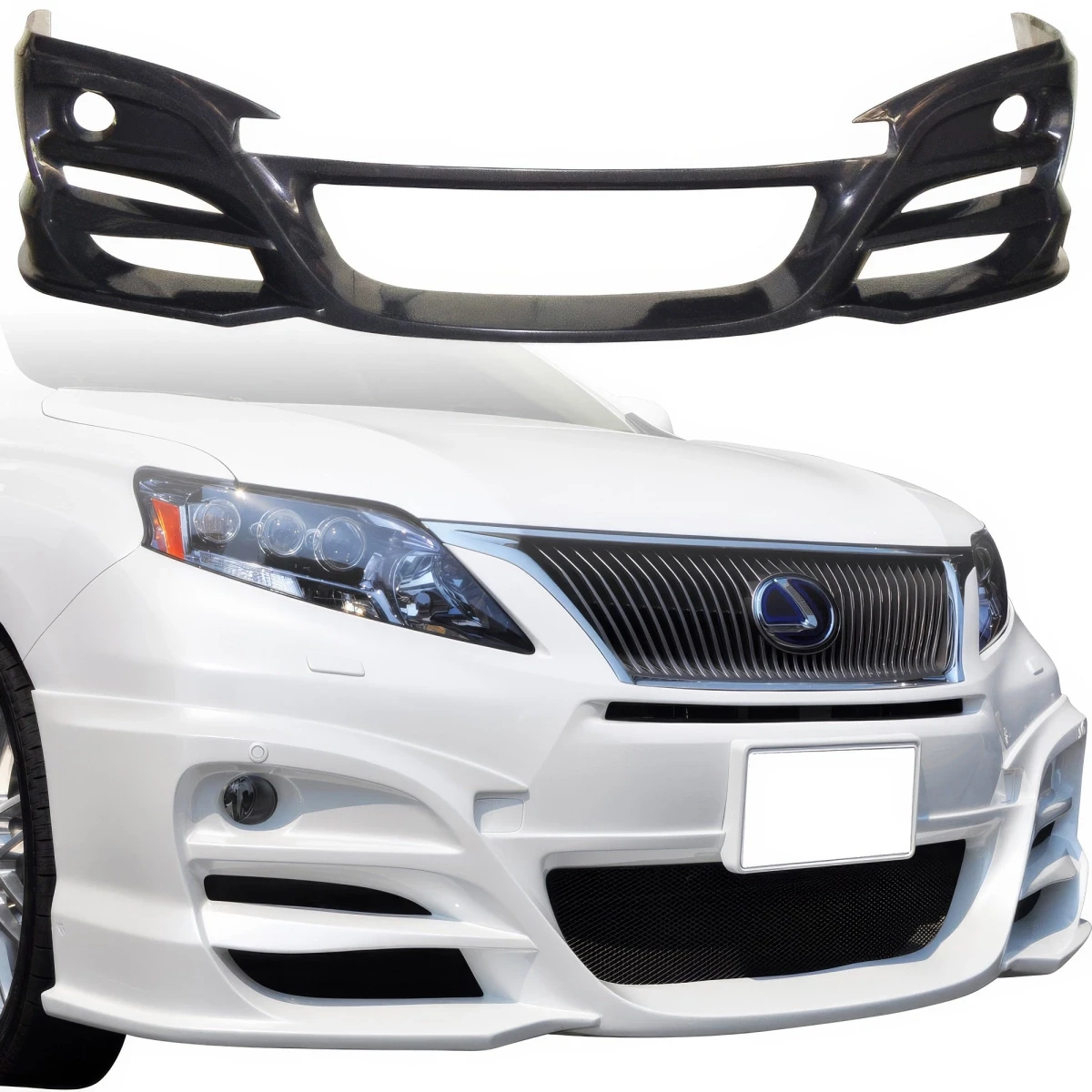 FRP WAL BISO Front Add-on Valance > Lexus RX350 2010-2012 - 110286