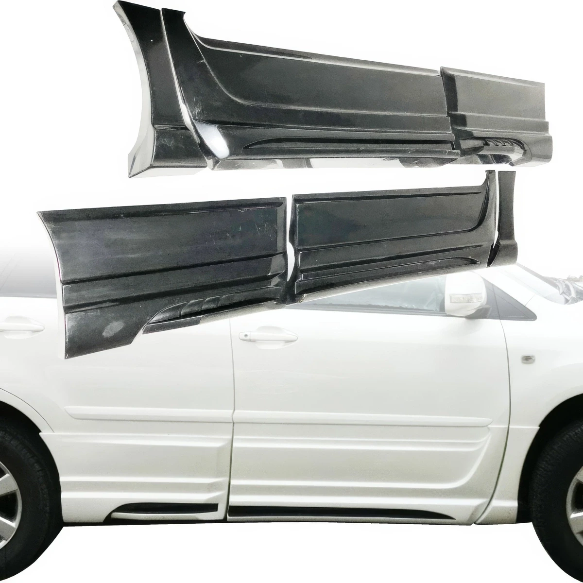 FRP WAL BISO Side Skirts & Door Caps 6pc > Lexus RX350 2010-2013 - 110287
