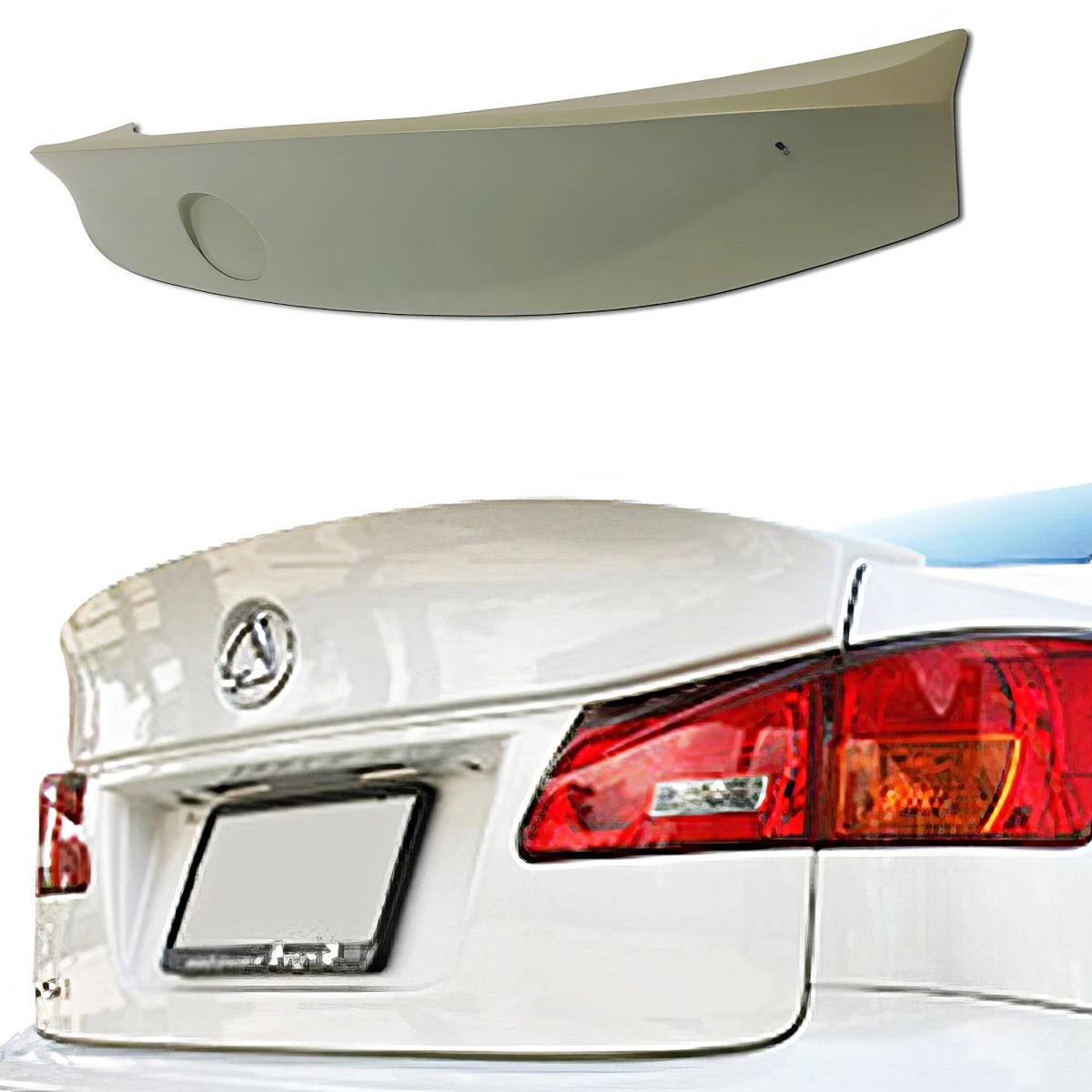 FRP WAL Trunk Spoiler Wing > Lexus IS250 2006-2013 > 4-Door Sedan - 110294