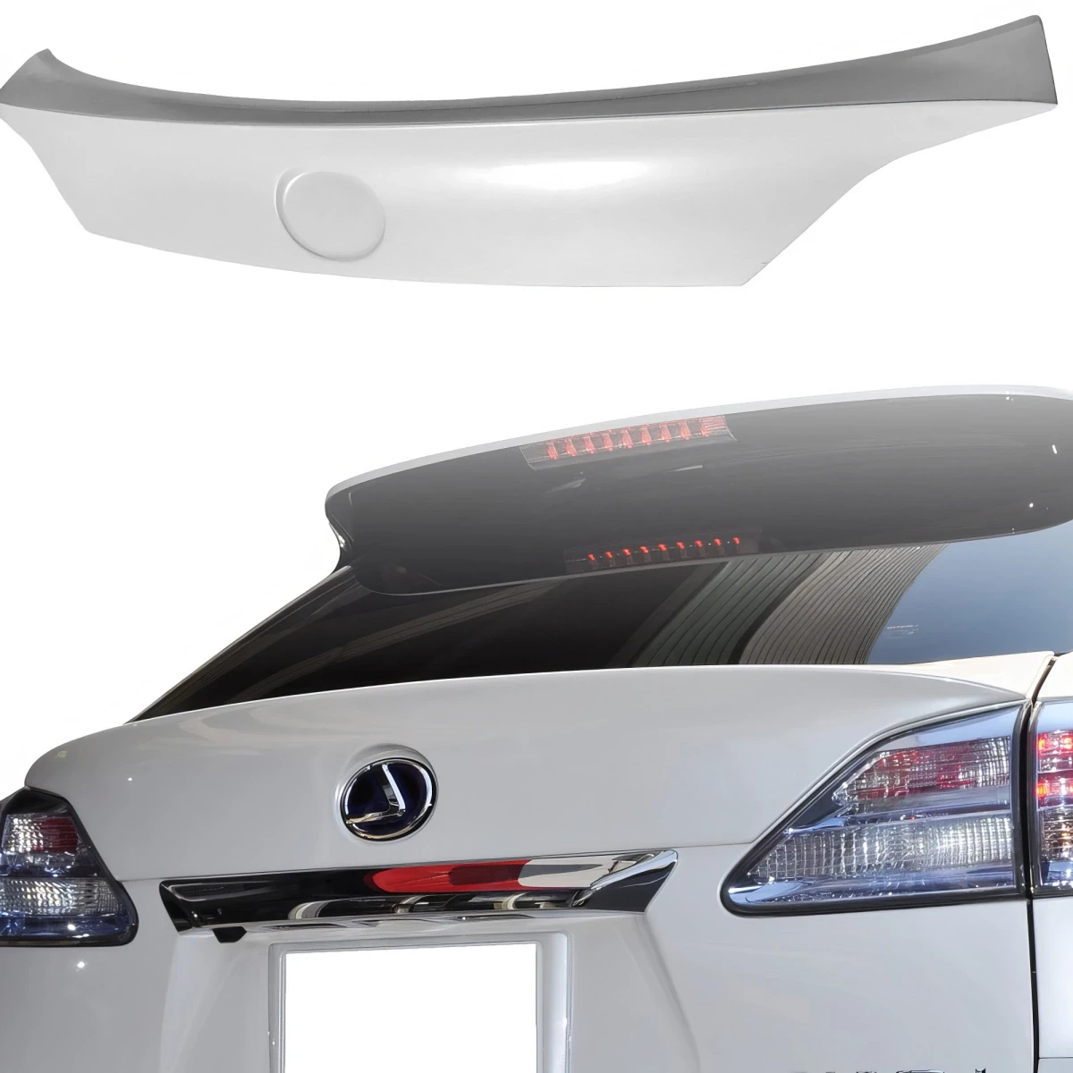ModeloDrive FRP WAL BISO Spoiler Wing for Lexus RX350 (2010-2013)