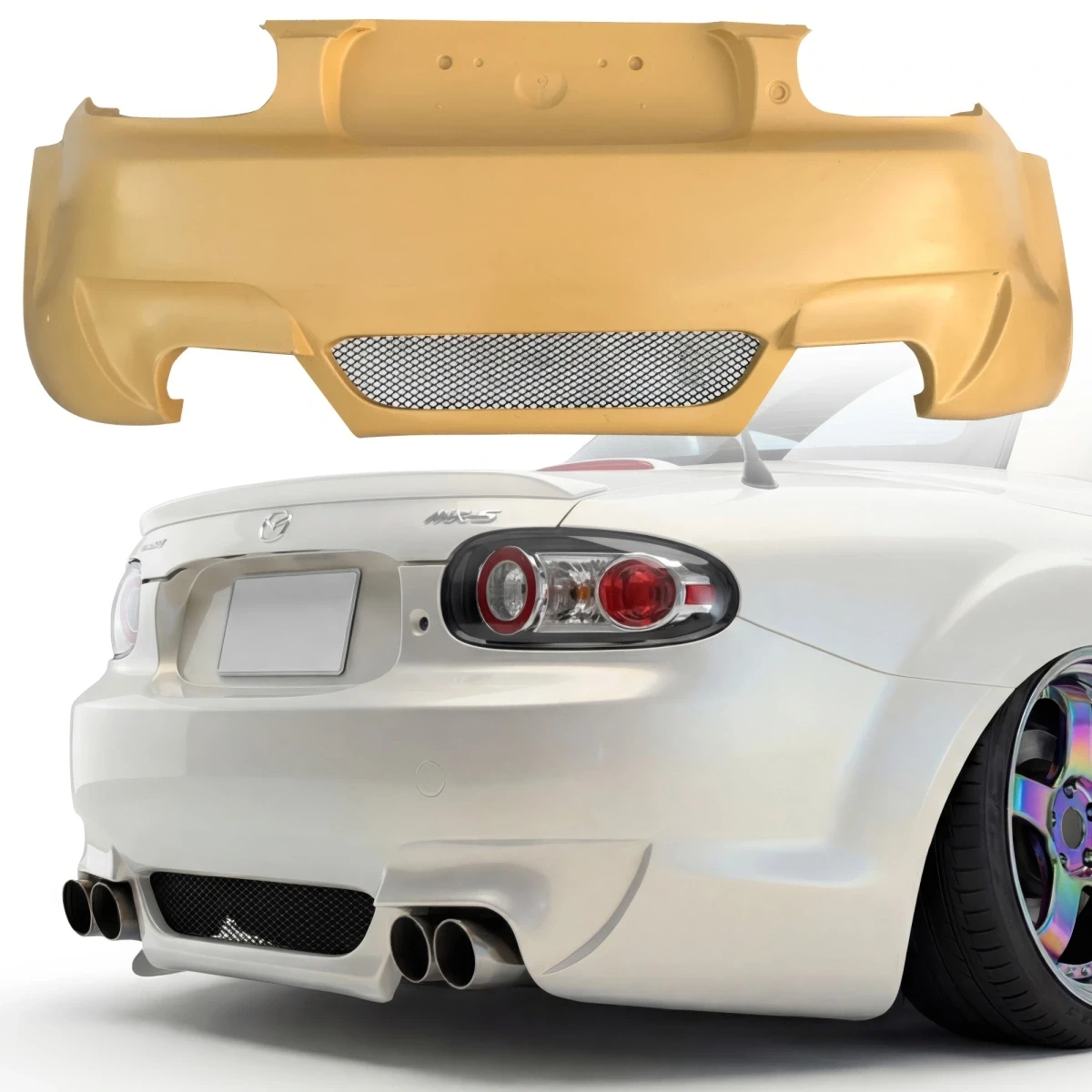 FRP AR Rear Bumper > Mazda Miata (NC) 2006-2012 - 110322