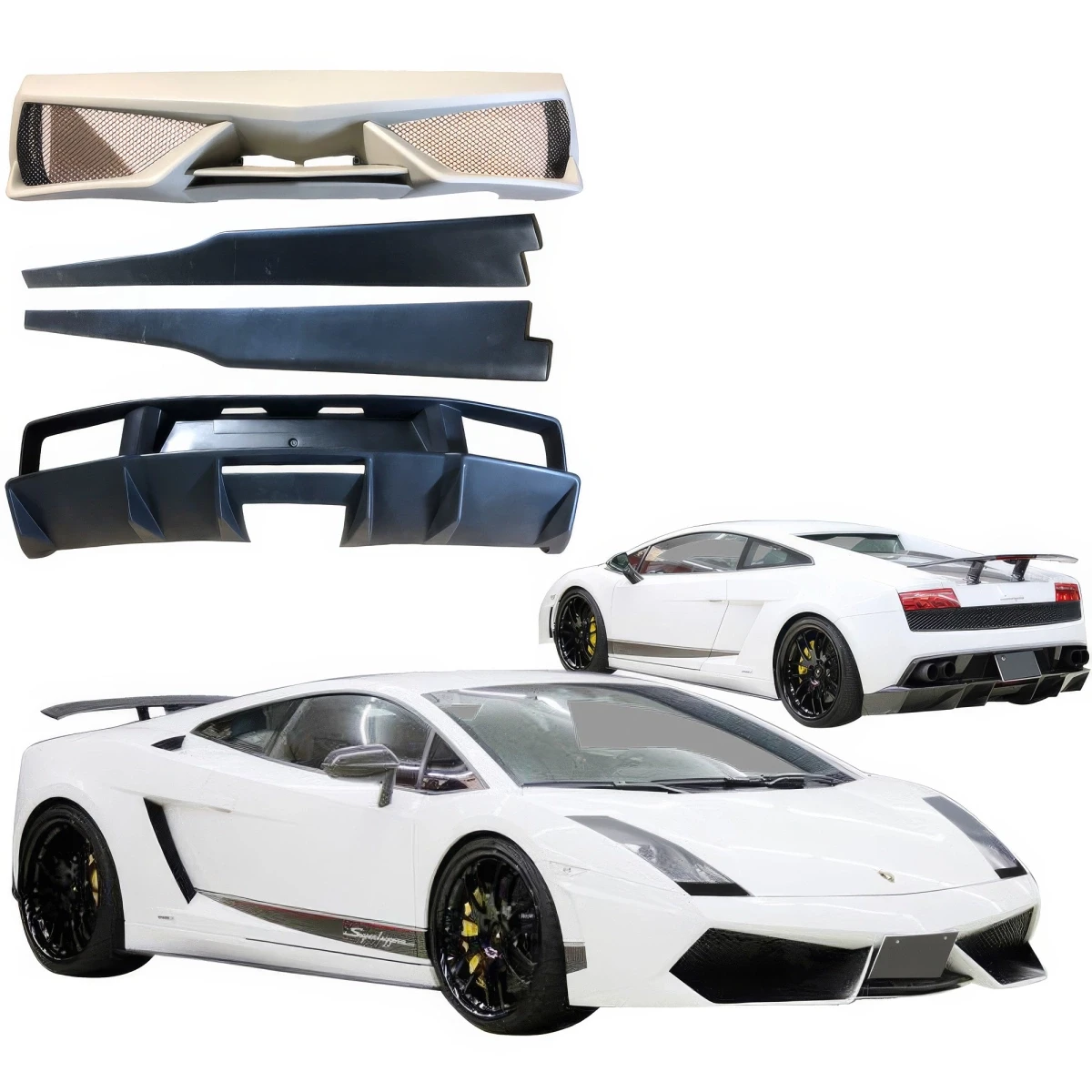 FRP LP570 Body Kit 4pc > Lamborghini Gallardo 2004-2008 - 110333