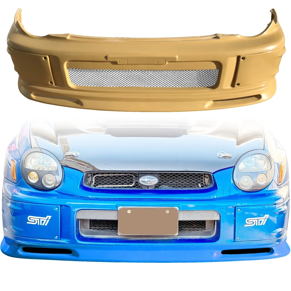 FRP PDRI Front Bumper > Subaru Impreza WRX 2002-2003 > 4/5dr - 110344