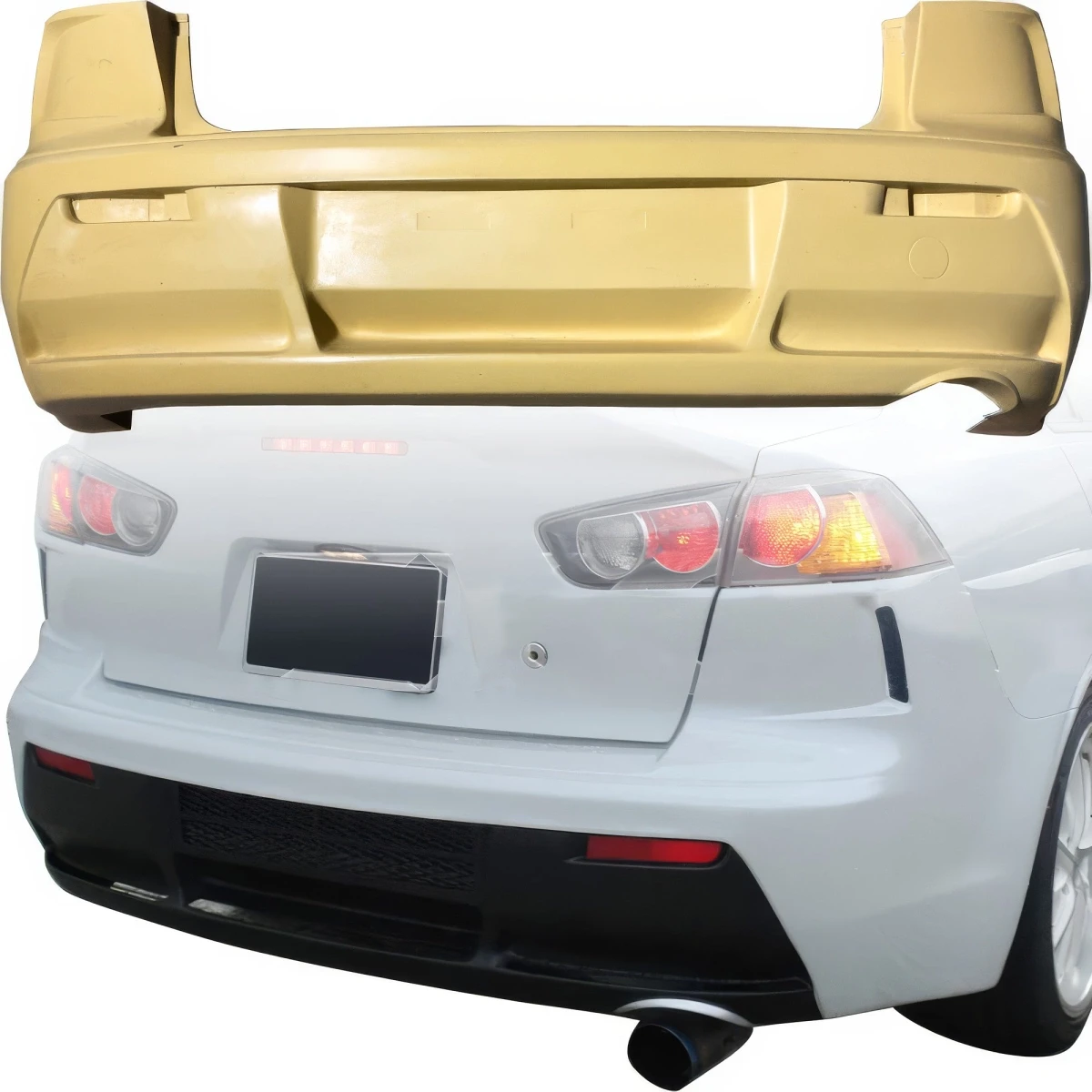 FRP HL Wide Body Rear Bumper > Mitsubishi Lancer 2010-2015 - 110355