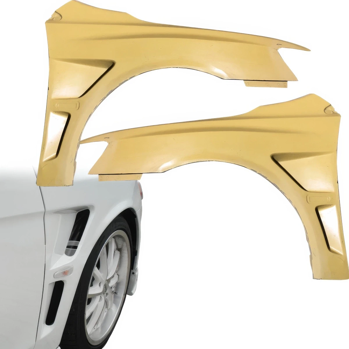 FRP HL Wide Body Fenders (front) > Mitsubishi Lancer 2010-2015 - 110356