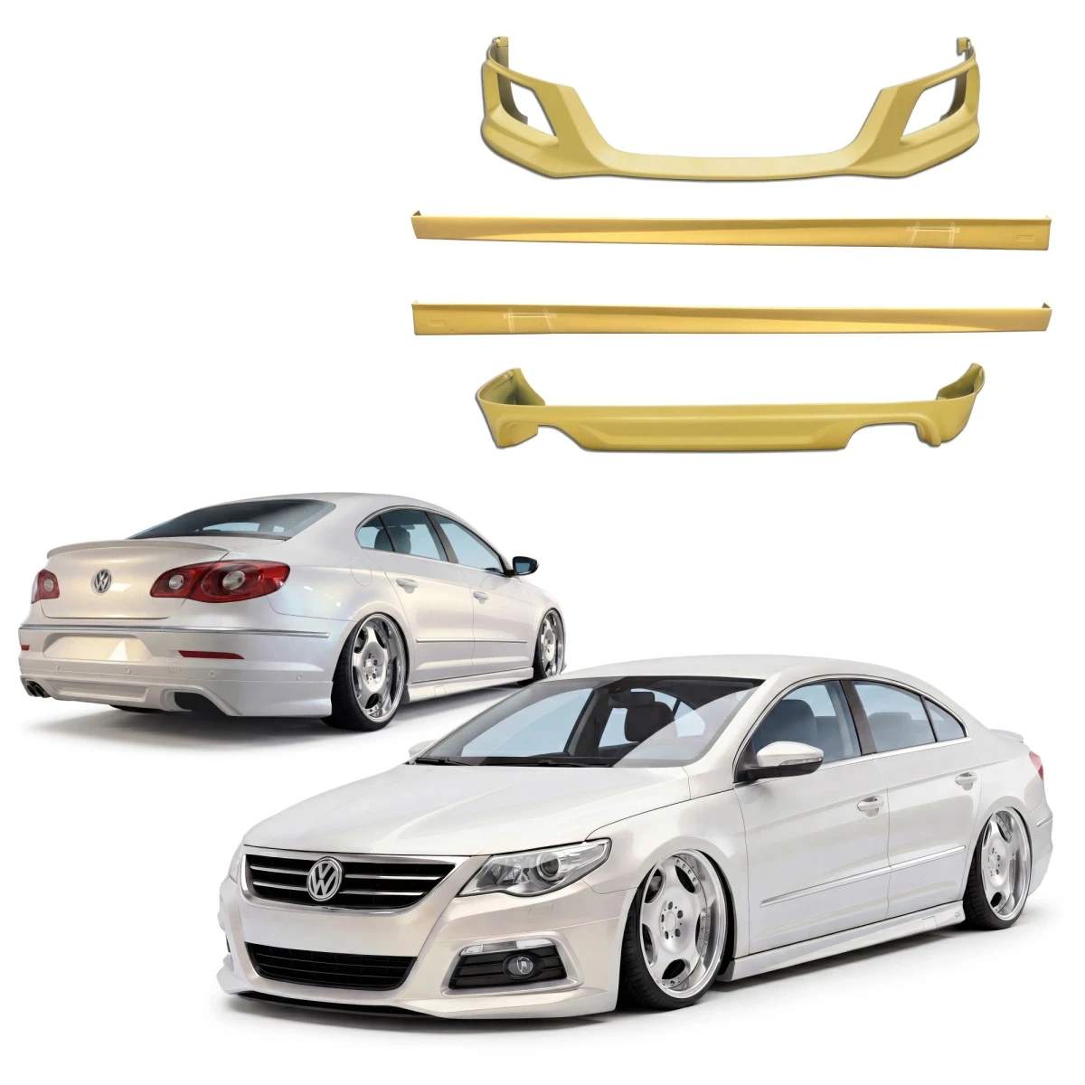 ModeloDrive FRP AB Body Kit 4pc for Volkswagen CC 2009-2012