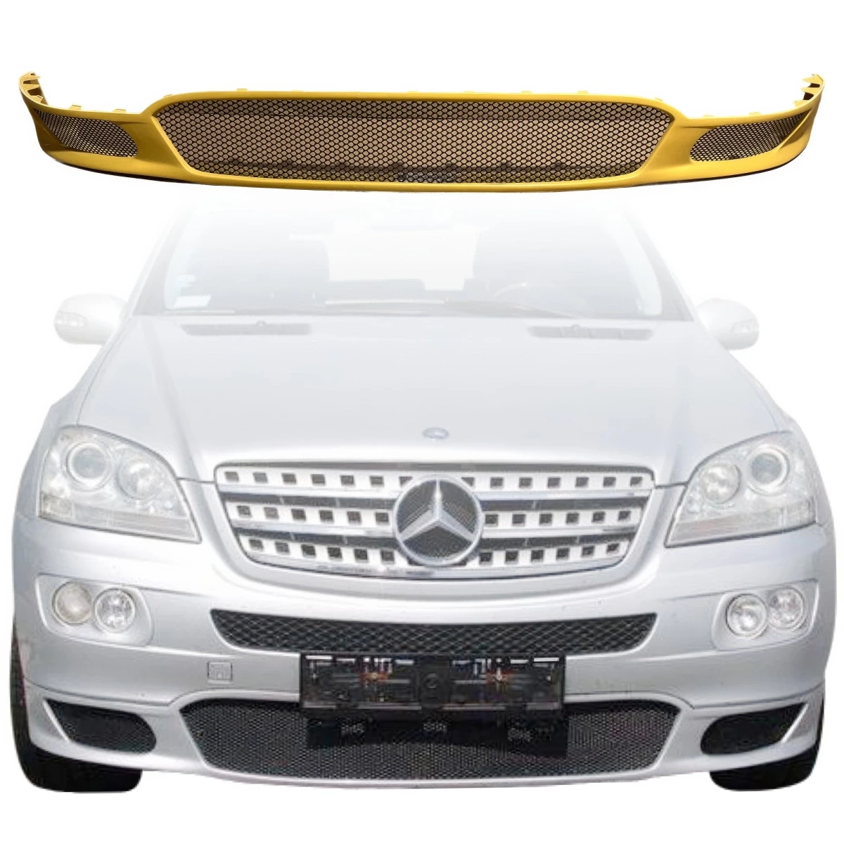 FRP BRAB Front Lip Valance > Mercedes-Benz M-Class (W164) 2006-2008 - 110372