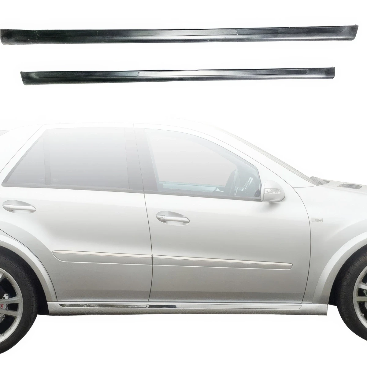 ModeloDrive FRP BRAB Side Skirts > Mercedes-Benz M-Class W164 2006-2008
