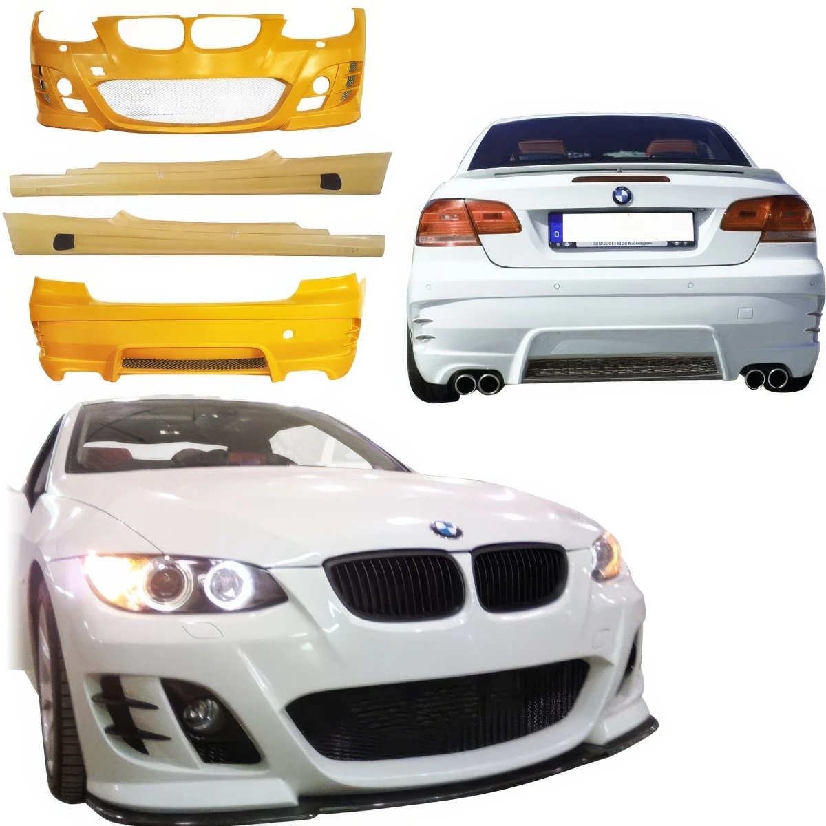 ModeloDrive FRP KERS Body Kit 4pc for BMW 3-Series E92 (2007-2010)