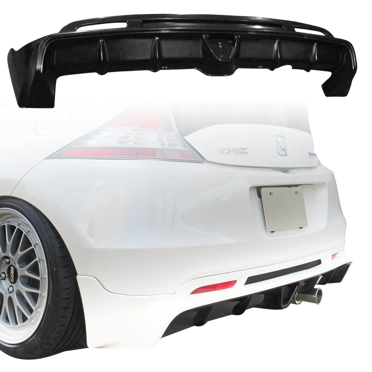 FRP MUGE Rear Add-on Valance > Honda CR-Z (ZF1) 2011-2012 - 110427