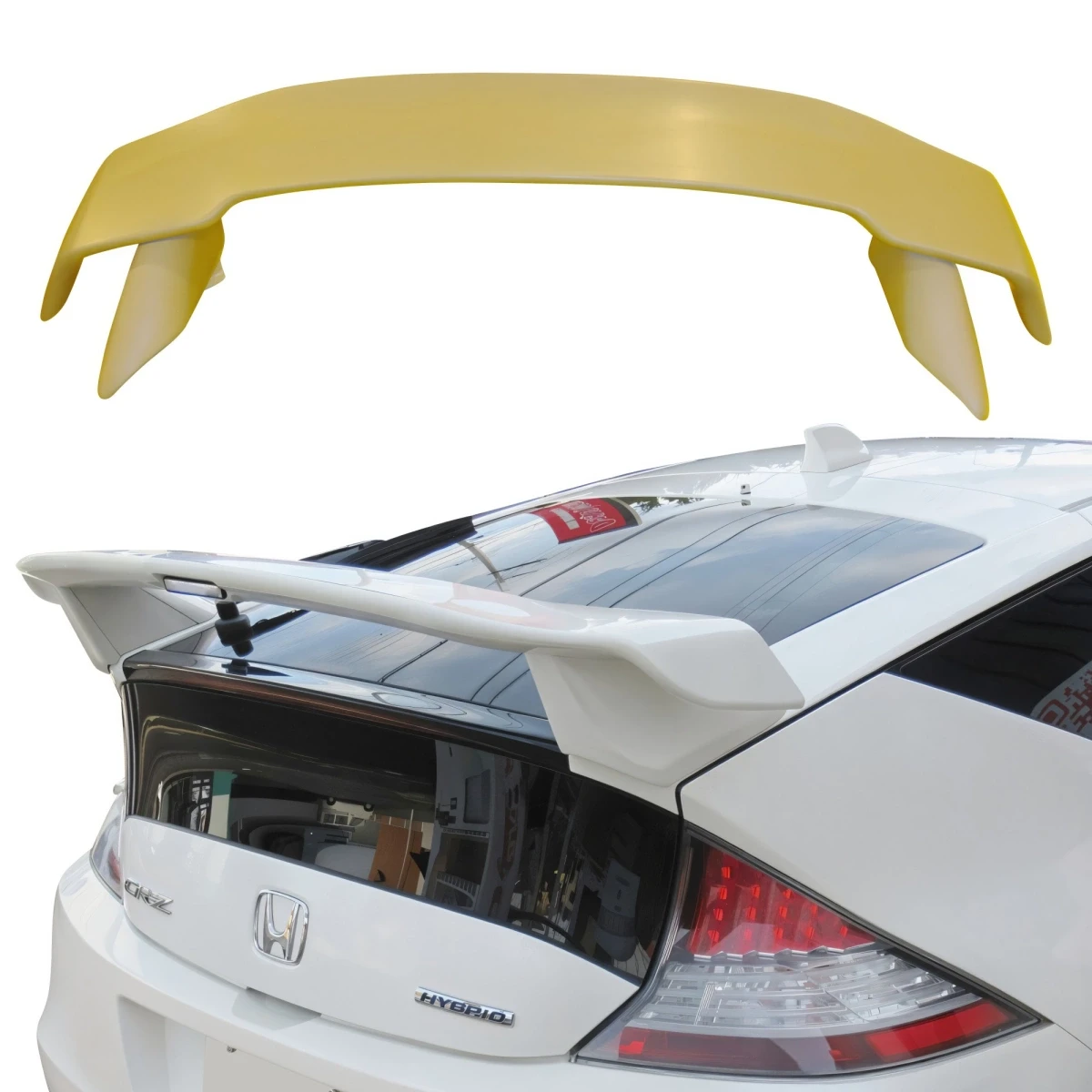FRP MUGE Hatch Spoiler Wing > Honda CR-Z (ZF1) 2011-2016 - 110428