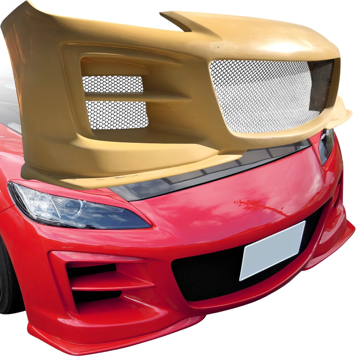 FRP MCUS Front Bumper > Mazda RX-8 (SE3P) 2009-2011 - 110436