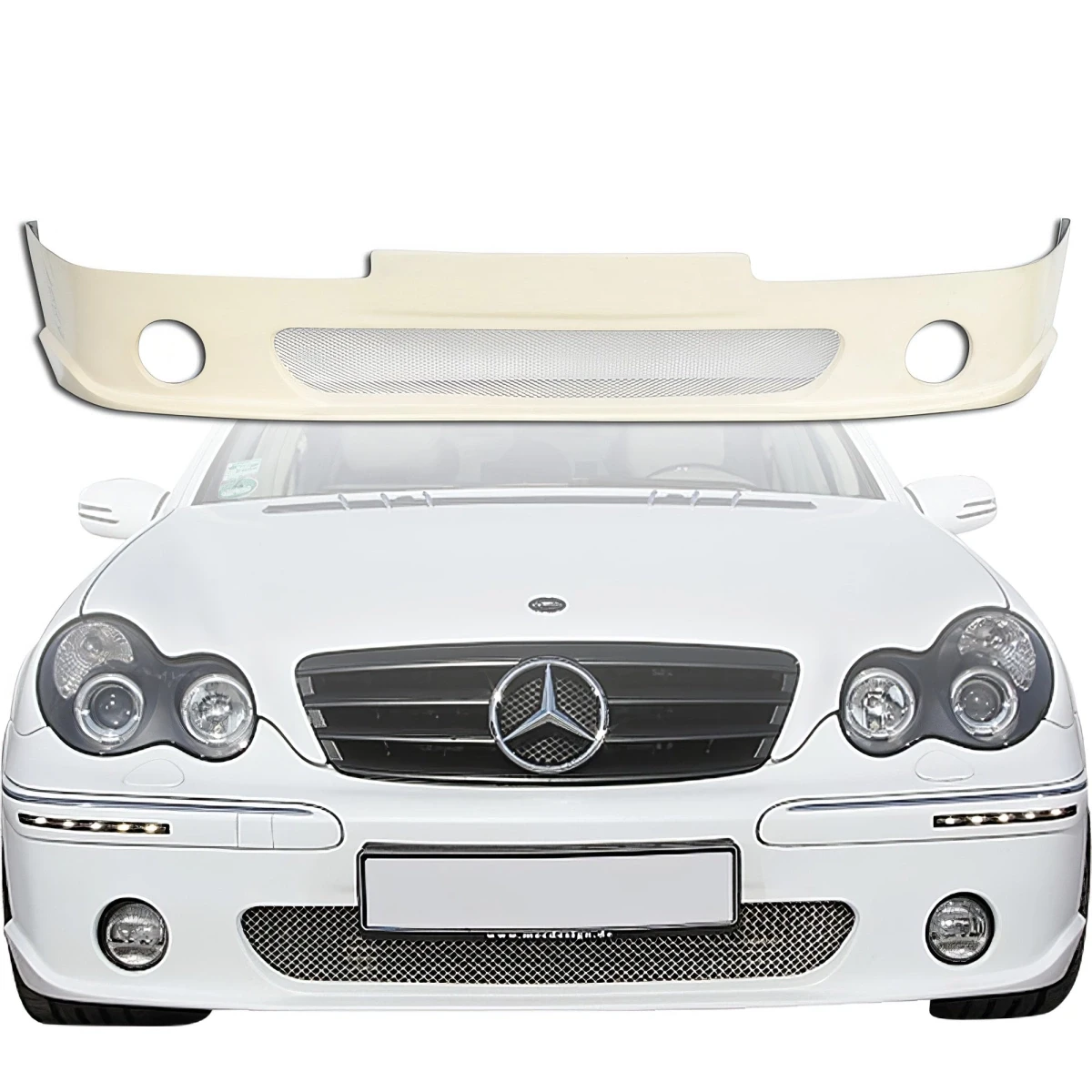 FRP CARL C-R Front Bumper > Mercedes-Benz C-Class (W203) 2001-2007 > 4-Door Sedan - 110441