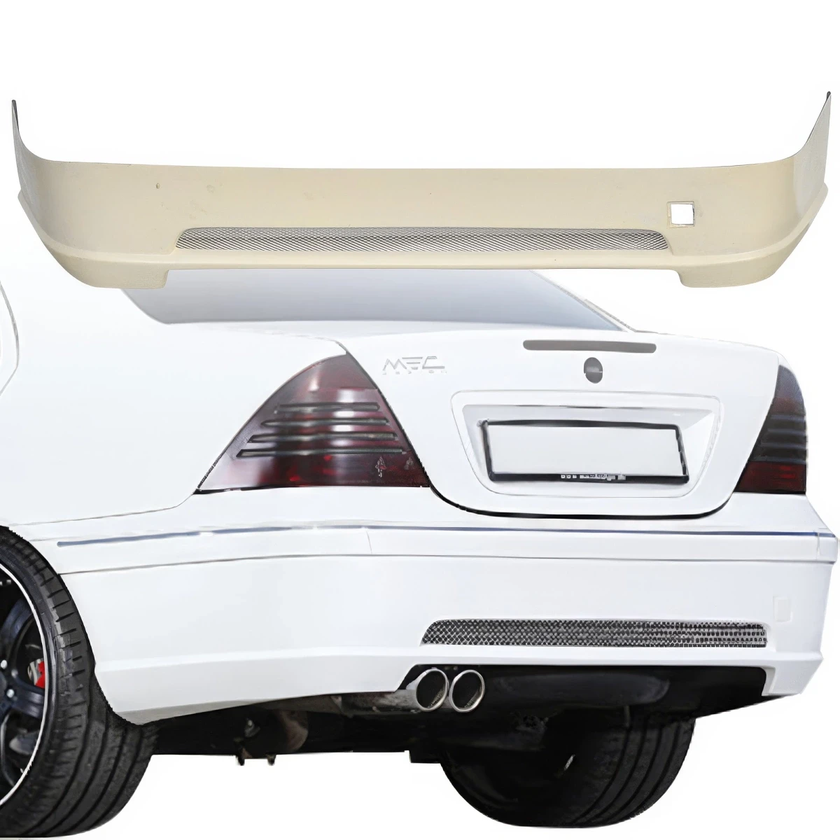 FRP CARL C-R Rear Lip Valance > Mercedes-Benz C-Class (W203) 2001-2007 > 4-Door Sedan - 110443