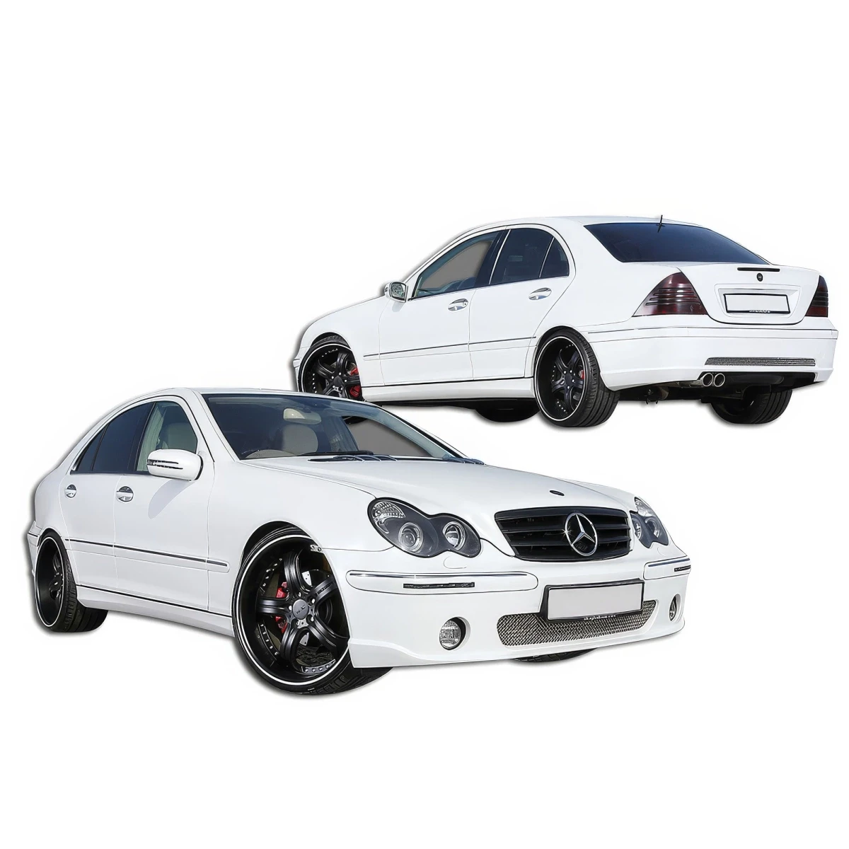 FRP CARL C-R Body Kit 4pc > Mercedes-Benz C-Class (W203) 2001-2007 > 4-Door Sedan - 110444