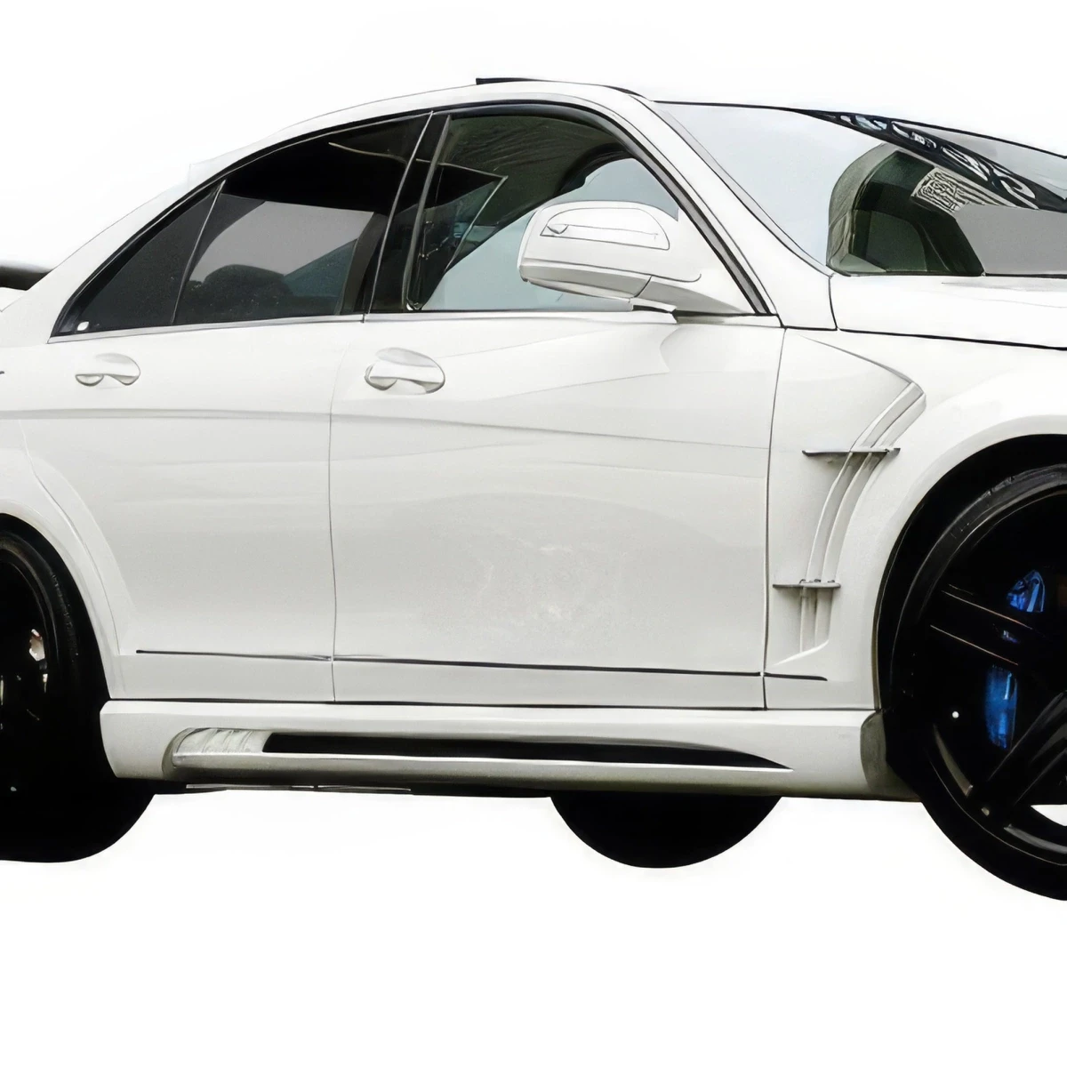 FRP WAL BISO Side Skirts > Mercedes-Benz C-Class (W204) 2008-2014 > 4-Door Sedan - 110447
