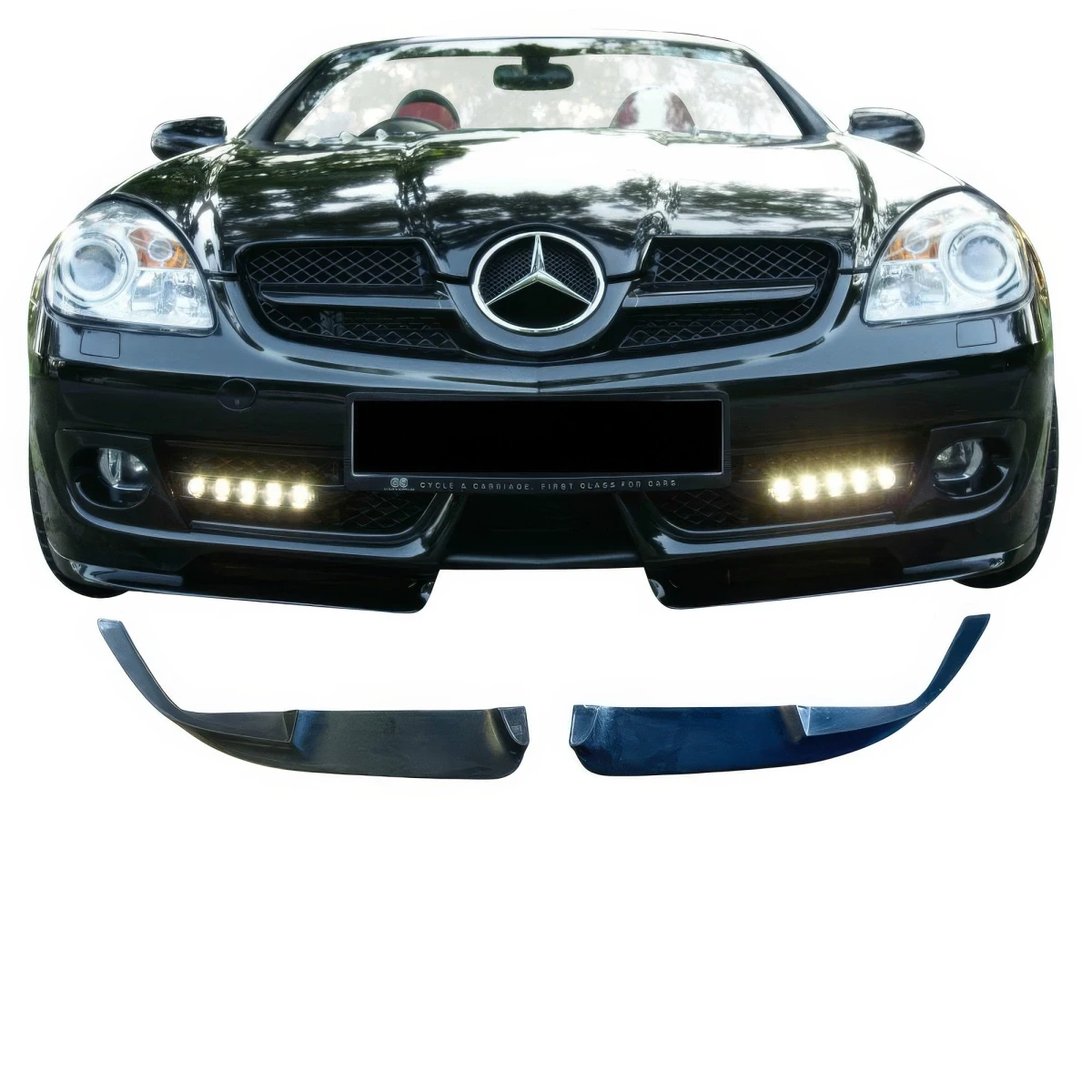 FRP BRAB Front Lip Valances > Mercedes-Benz SLK (R171) 2009-2011 - 110493