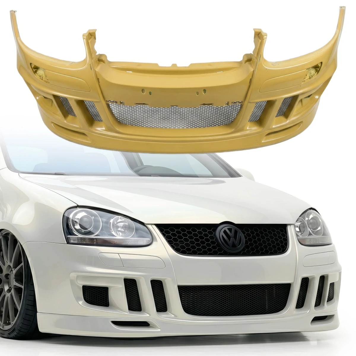 FRP NWIN Front Bumper > Volkswagen Golf GTI 2010-2012 - 110576