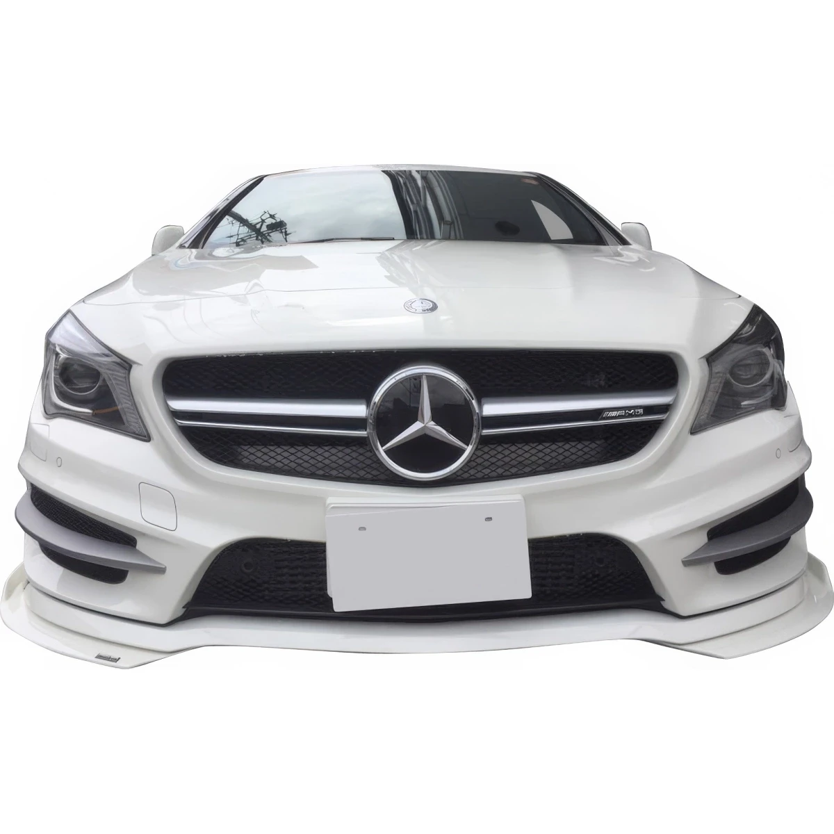 FRP PIEC Front Lip Valances 2pc > Mercedes-Benz CLA-Class (C117) 2014-2017 - 110604