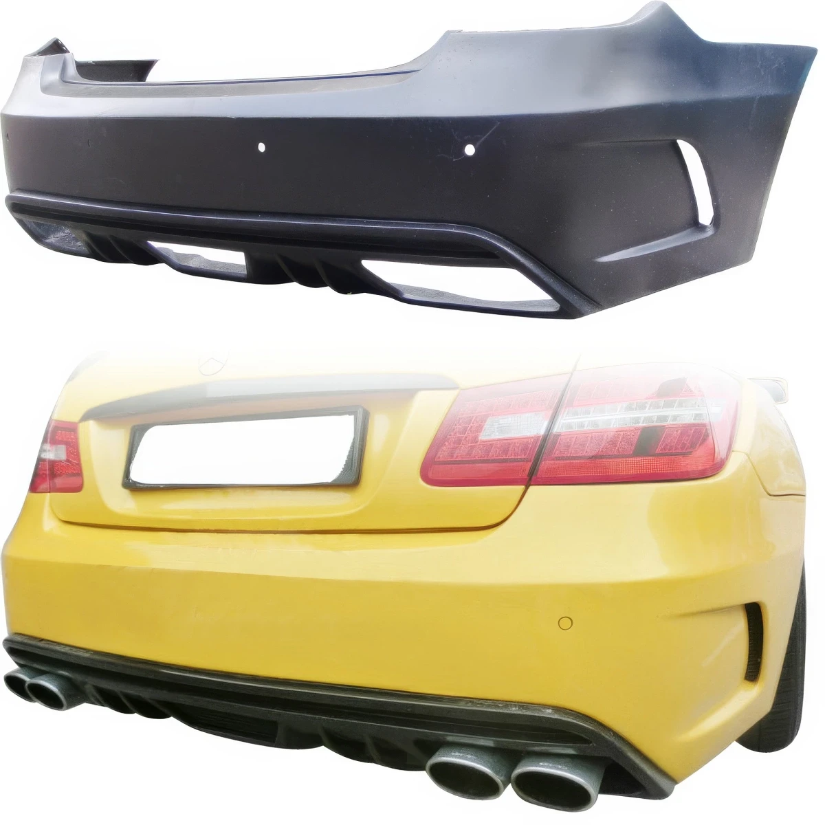 FRP PDES Wide Body Rear Bumper > Mercedes-Benz E-Class (C207) 2010-2013 > 2dr Coupe - 110613