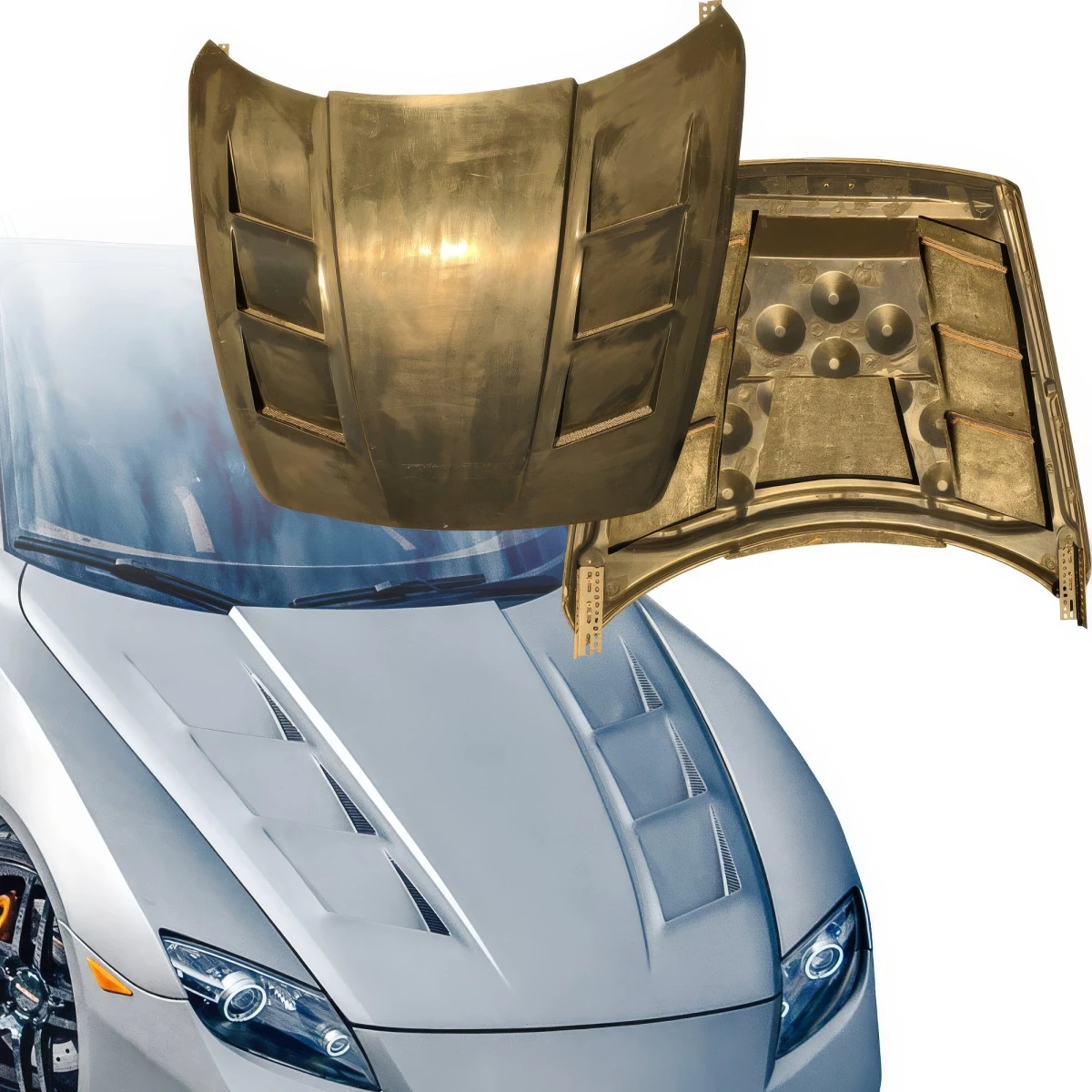 FRP BKNIGHT Hood > Mazda RX-8 (SE3P) 2004-2011 - 110638