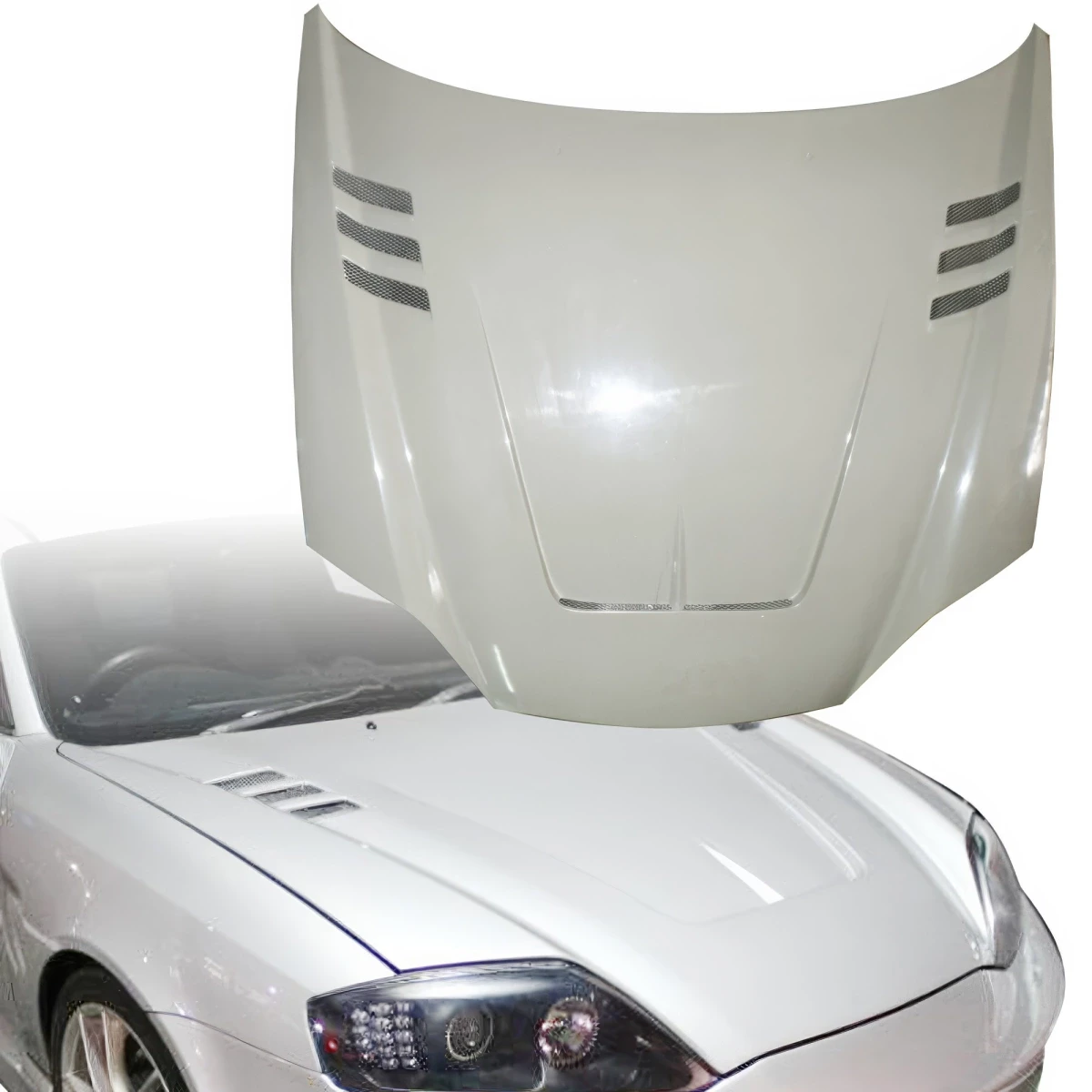 FRP PSM Hood > Hyundai Tiburon 2003-2006 - 110639