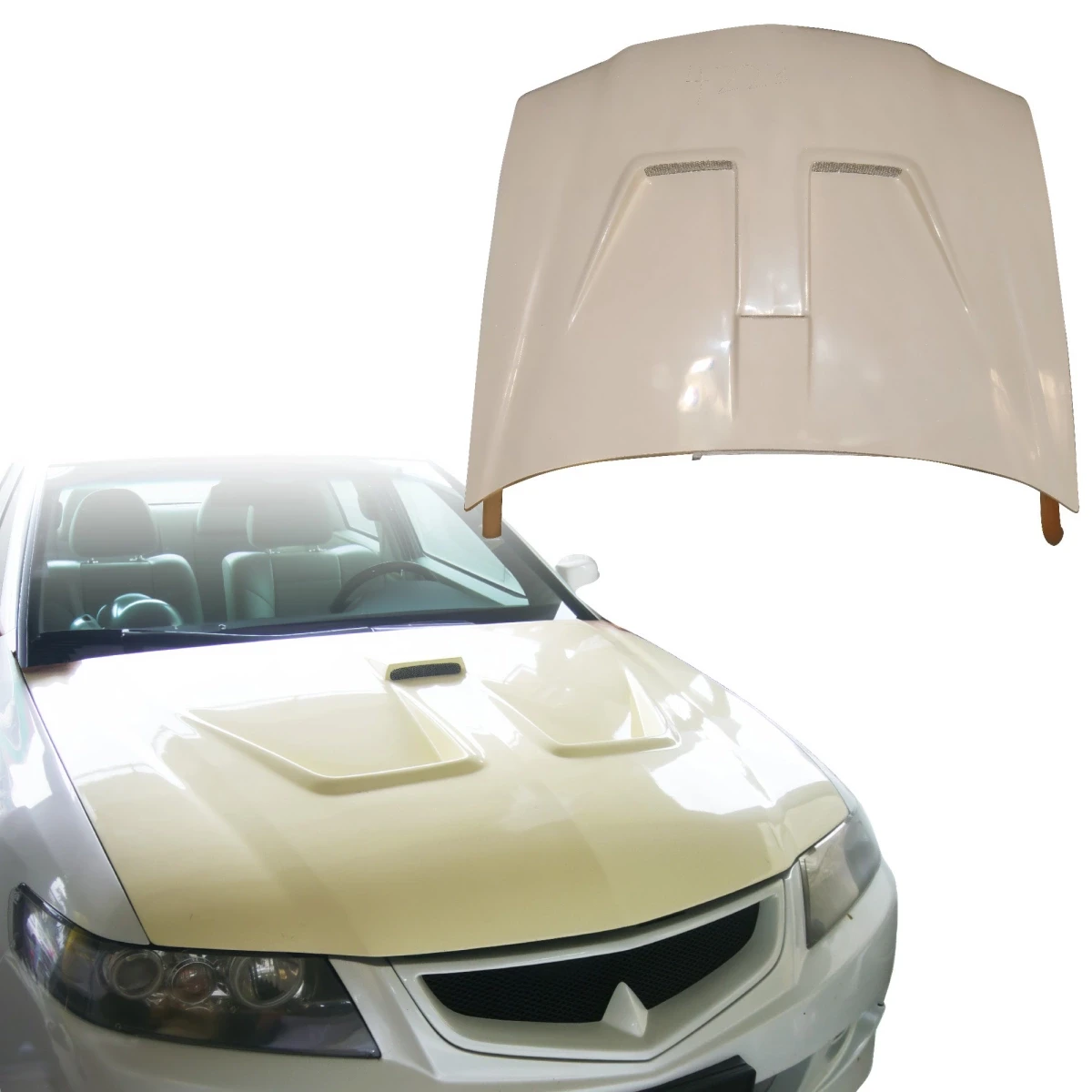 FRP MUGE Hood > Acura TSX 2004-2008 - 110642