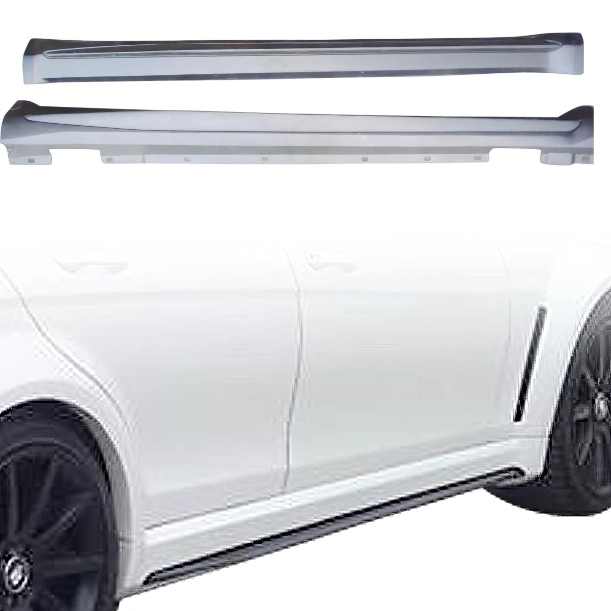 ModeloDrive FRP PDES BSER Wide Body Side Skirts for Mercedes-Benz C300 2008-2011