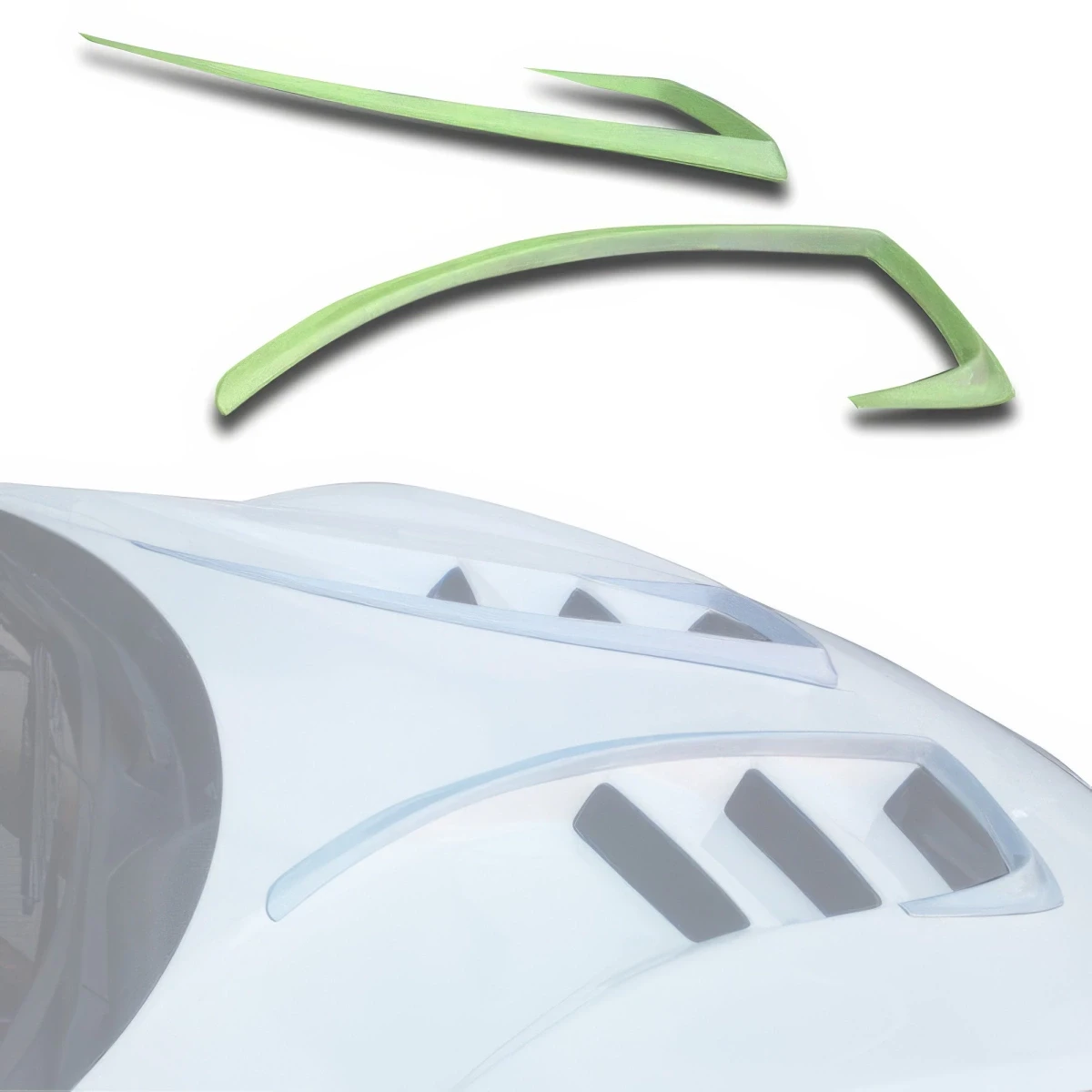 FRP RAME Hood Vent Garnishes 2pc > Mazda RX-8 (SE3P) 2004-2011 - 110674