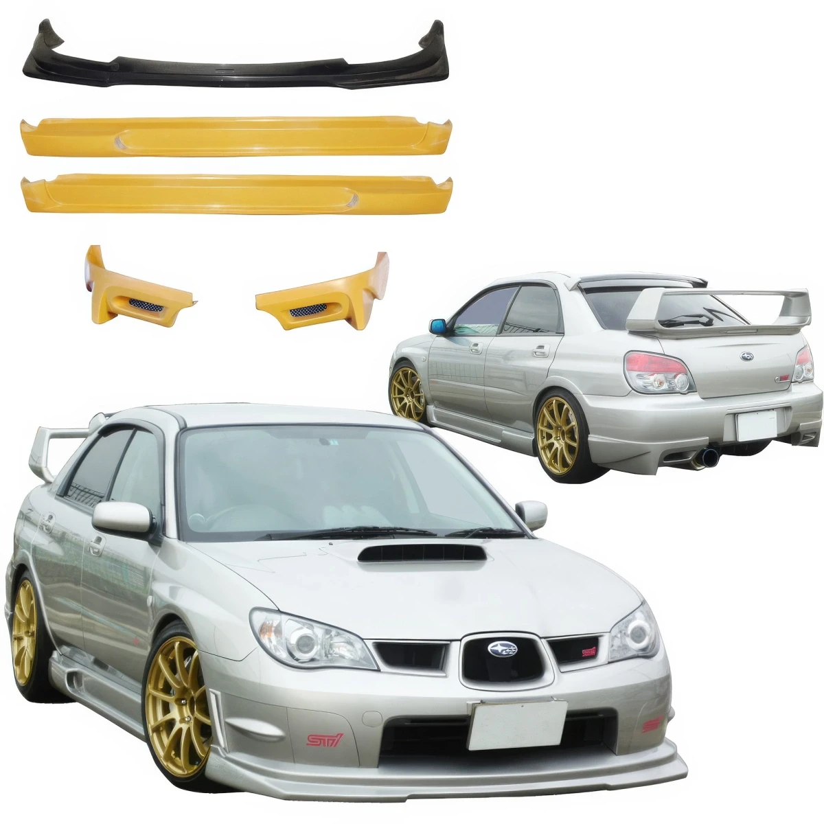 FRP VAR ING Body Kit 5pc > Subaru Impreza WRX 2006-2007 > 4dr Sedan - 110682