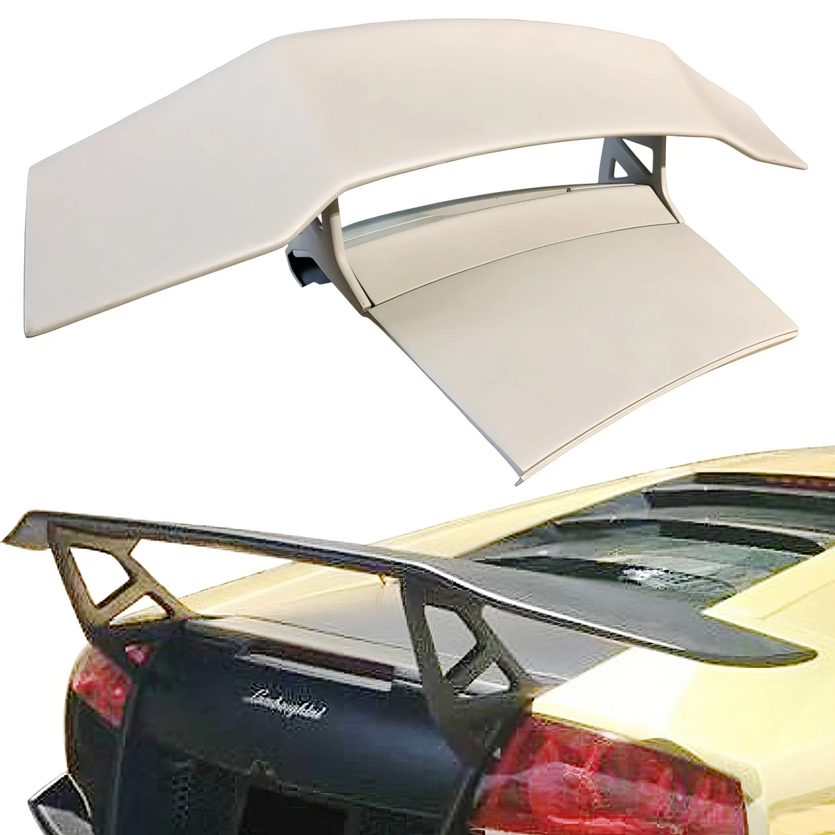 FRP LP670-SV Spoiler Wing w Base Lid > Lamborghini Murcielago 2004-2011 - 110725