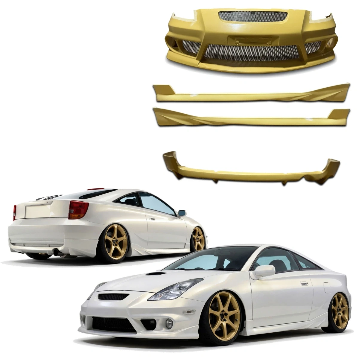 FRP TRDE Body Kit 4pc > Toyota Celica (ZZT231) 2000-2005 - 110751