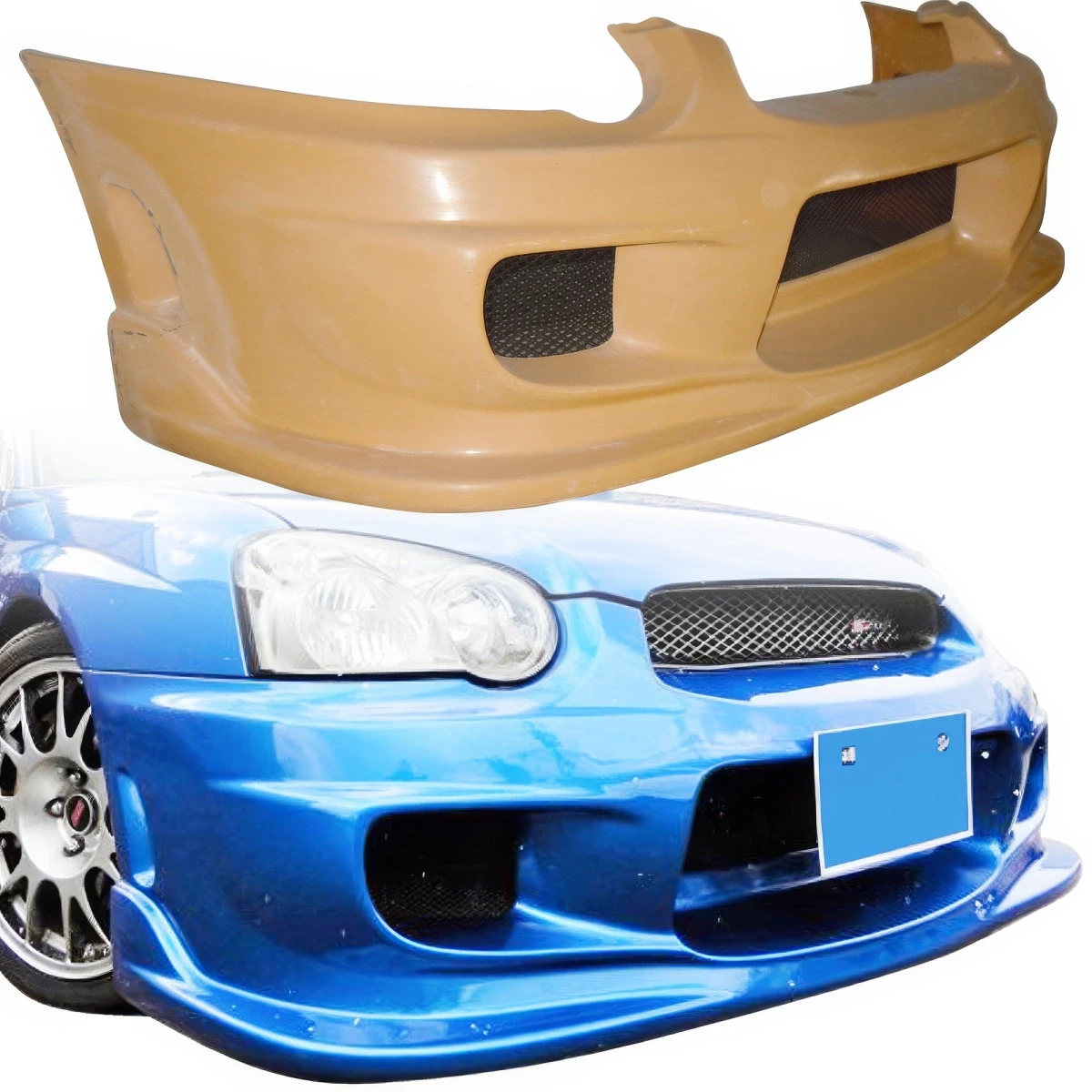 ModeloDrive FRP ING Front Bumper for Subaru WRX 2004-2005
