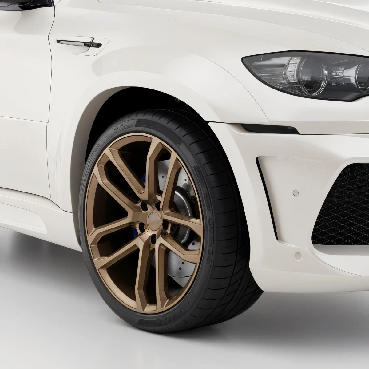 ModeloDrive FRP LUMM Wide Body Fender Flares (front) 2pc - BMW X6 2008-2014