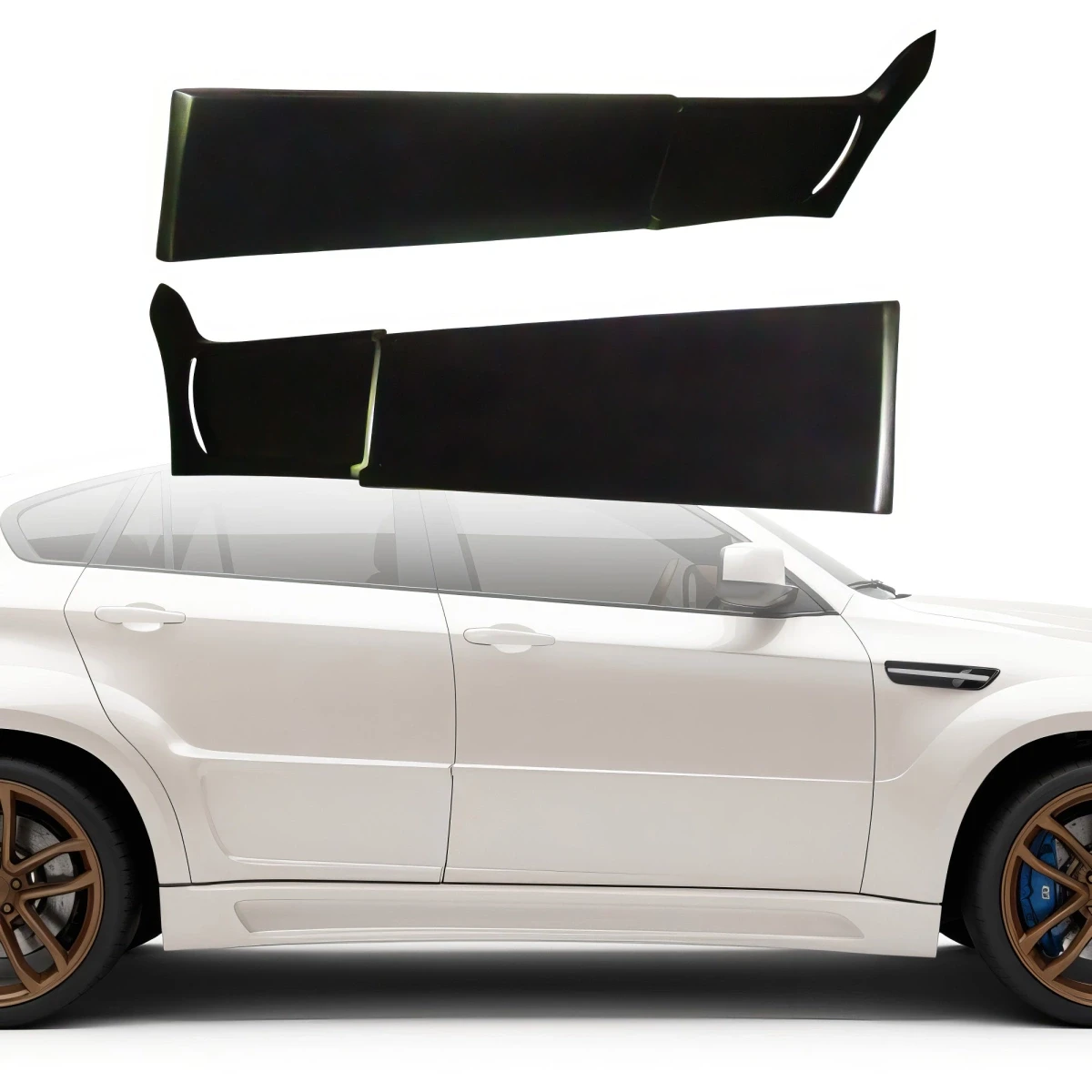 FRP LUMM Wide Body Door Caps 4pc > BMW X6 2008-2014 > 5dr - 110790