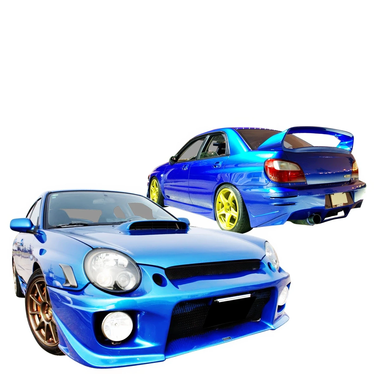 FRP ZSPO Body Kit 4pc > Subaru Impreza WRX 2002-2003 > 4dr Sedan - 110803