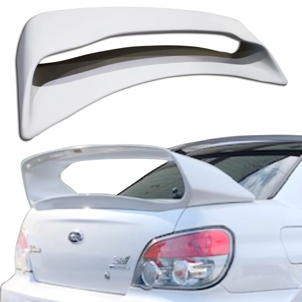 FRP ZSPO Trunk Spoiler Wing > Subaru Impreza WRX 2002-2007 > 4dr Sedan - 110804
