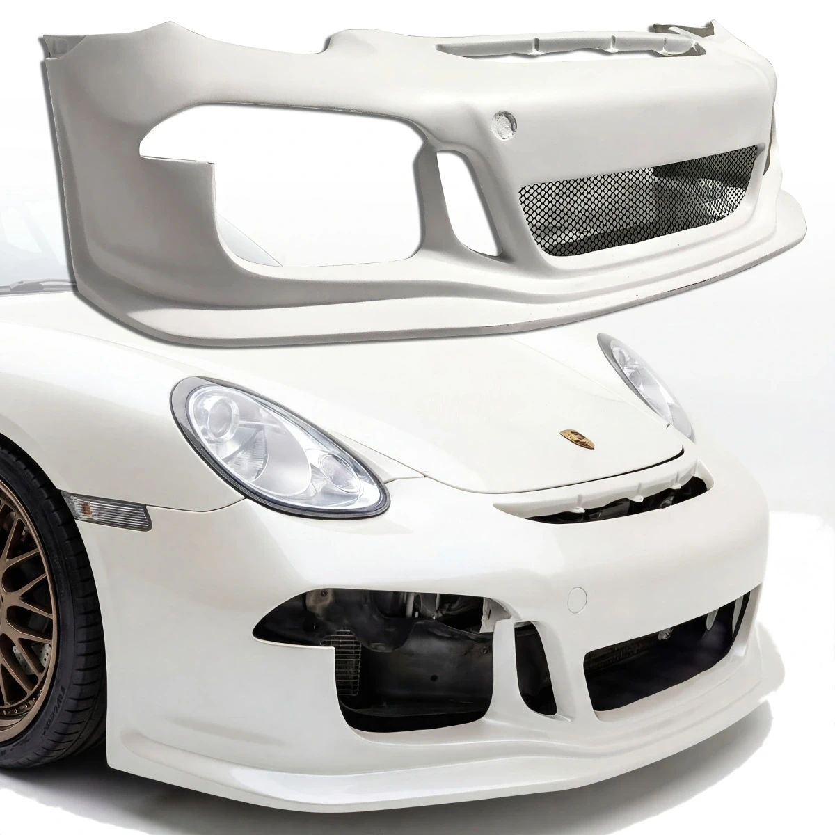 FRP GT3-Look Front Bumper > Porsche Cayman (987) 2006-2008 - 110862