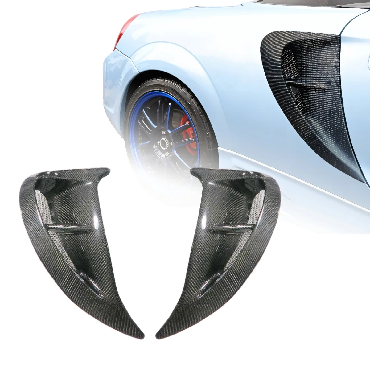 Carbon Fiber AFLU Side Vents > Toyota MRS MR2 Spyder 2000-2005 - 118939