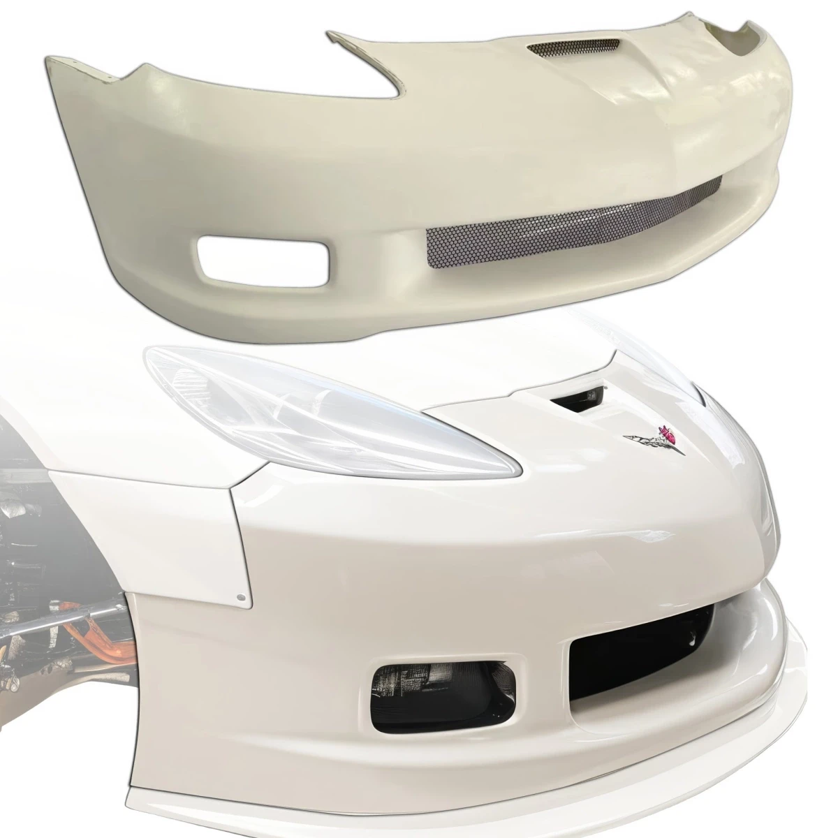 FRP OER GT3 Front Bumper > Chevrolet Corvette (C6) 2005-2013 - 118973