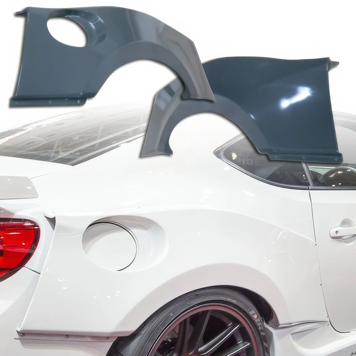 ModeloDrive FRP BLIT Wide Body 60mm Fender Flares (rear) for Scion FR-S 2013-2016