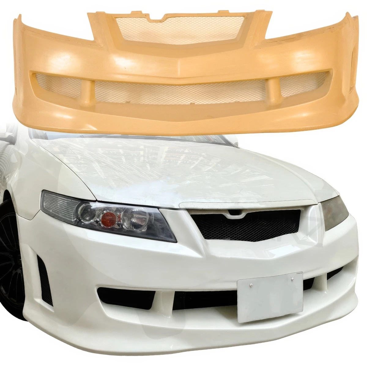 ModeloDrive FRP MUGE V3 Front Bumper for Acura TSX 2004-2008