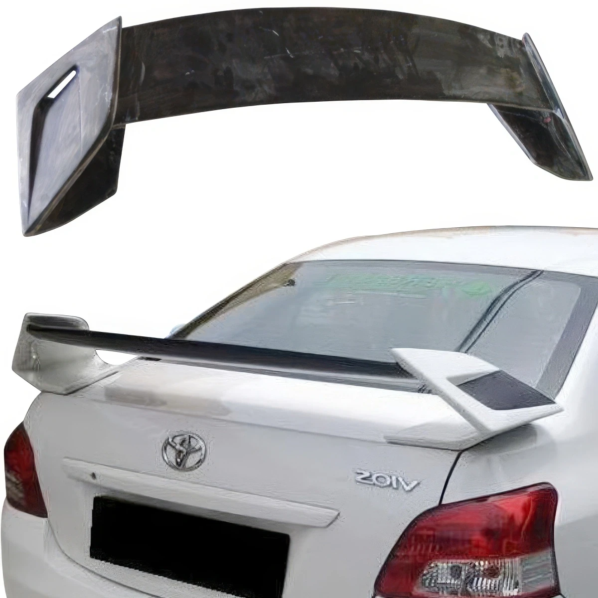 ModeloDrive FRP GALX Trunk Spoiler Wing > Toyota Yaris 2007-2011
