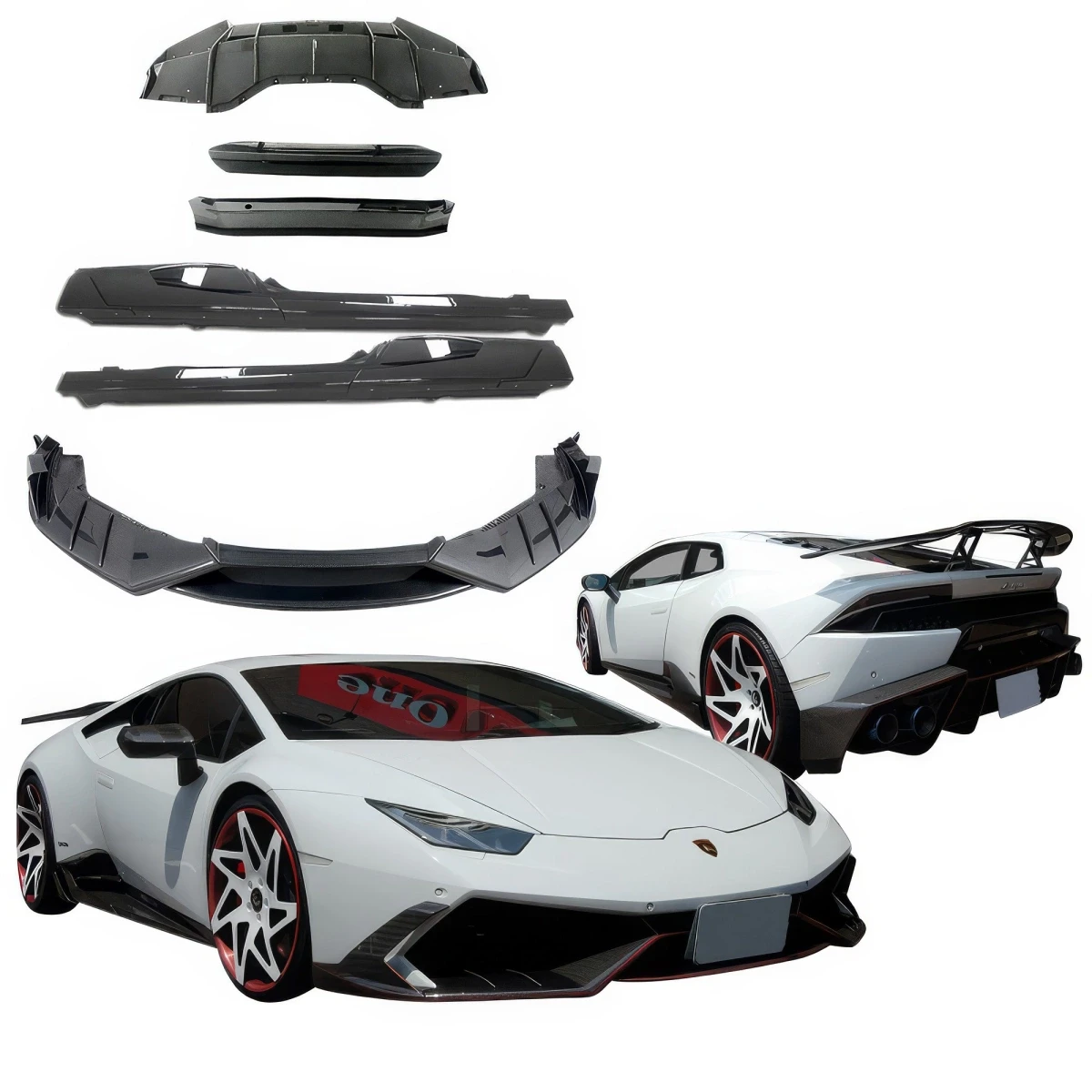 ModeloDrive Carbon Fiber MASO Body Kit for Lamborghini Huracan 2014-2019