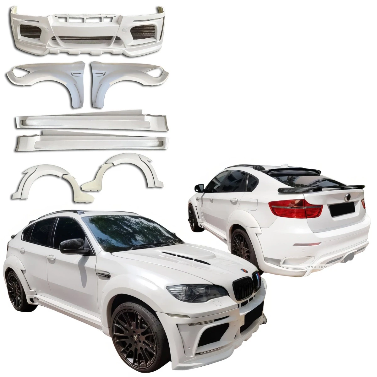 FRP HAMA Wide Body Kit > BMW X6 (E71) 2008-2014 - 120006