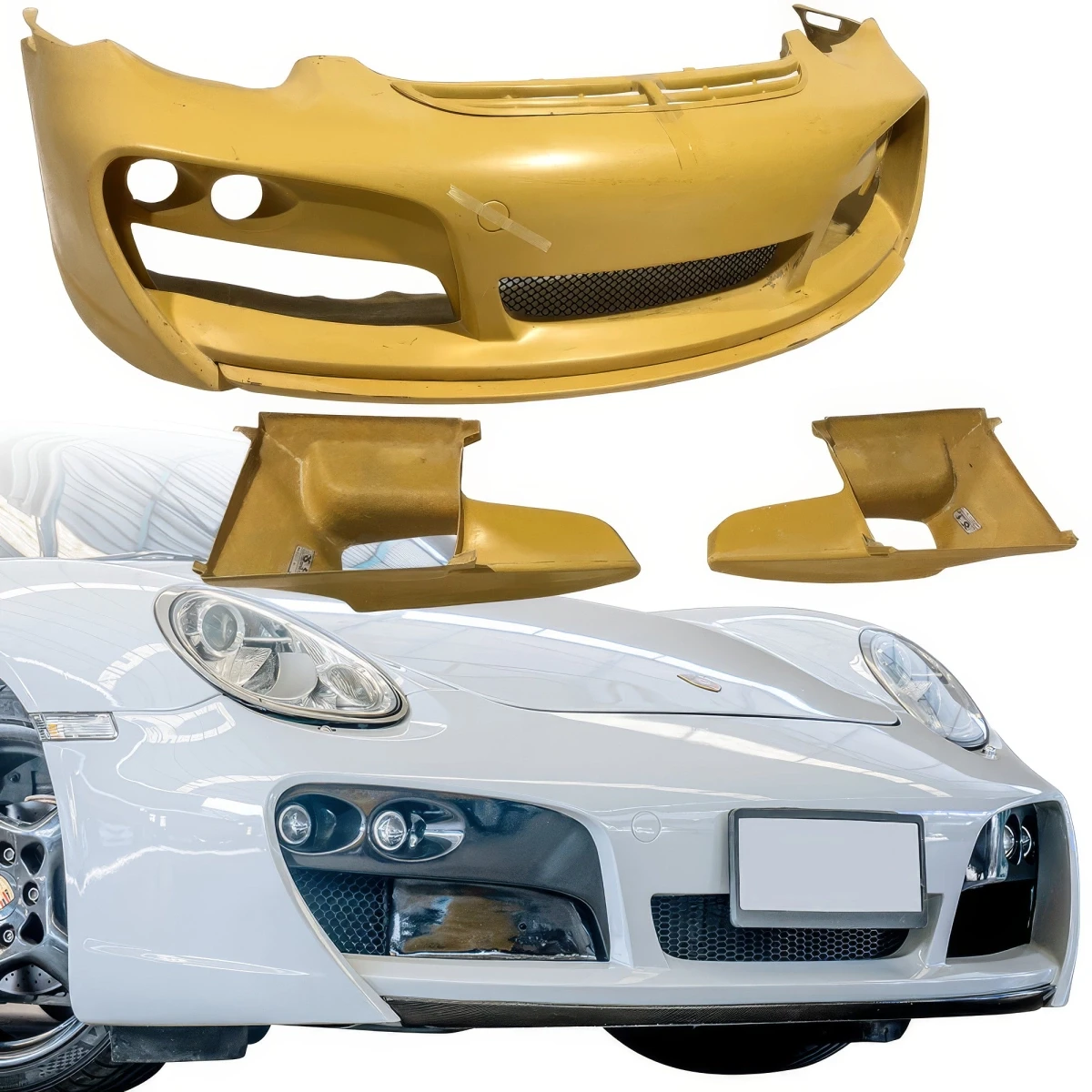 FRP TART Front Bumper 3pc > Porsche Boxster (987) 2005-2008 - 120045
