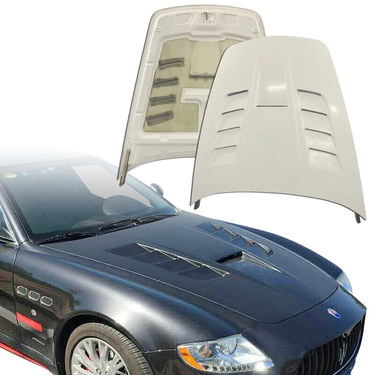 FRP D-Style Hood > Maserati Quattroporte 2005-2012 - 120098